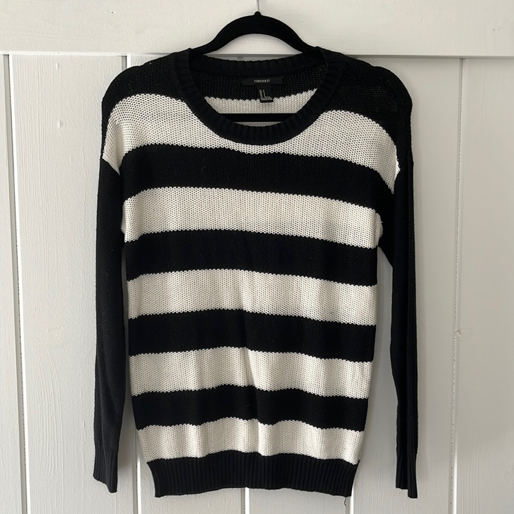 Forever 21 striped sweater, Medium